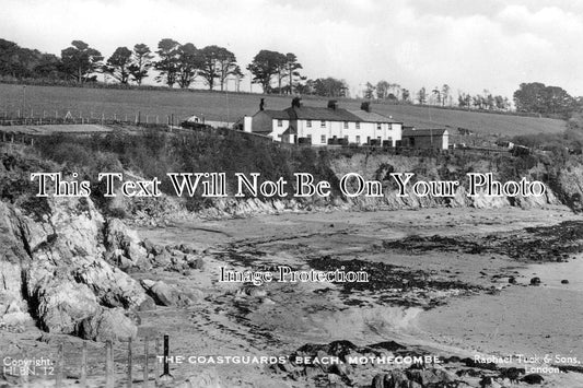 DE 4416 - The Coastguards Beach, Mothecombe, Devon c1920