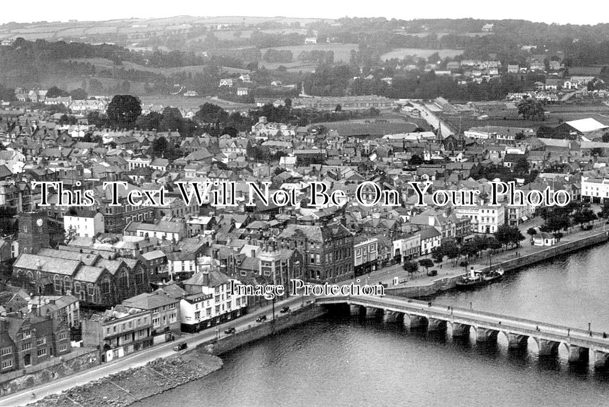DE 4436 - Aerial View Of Bideford, Devon