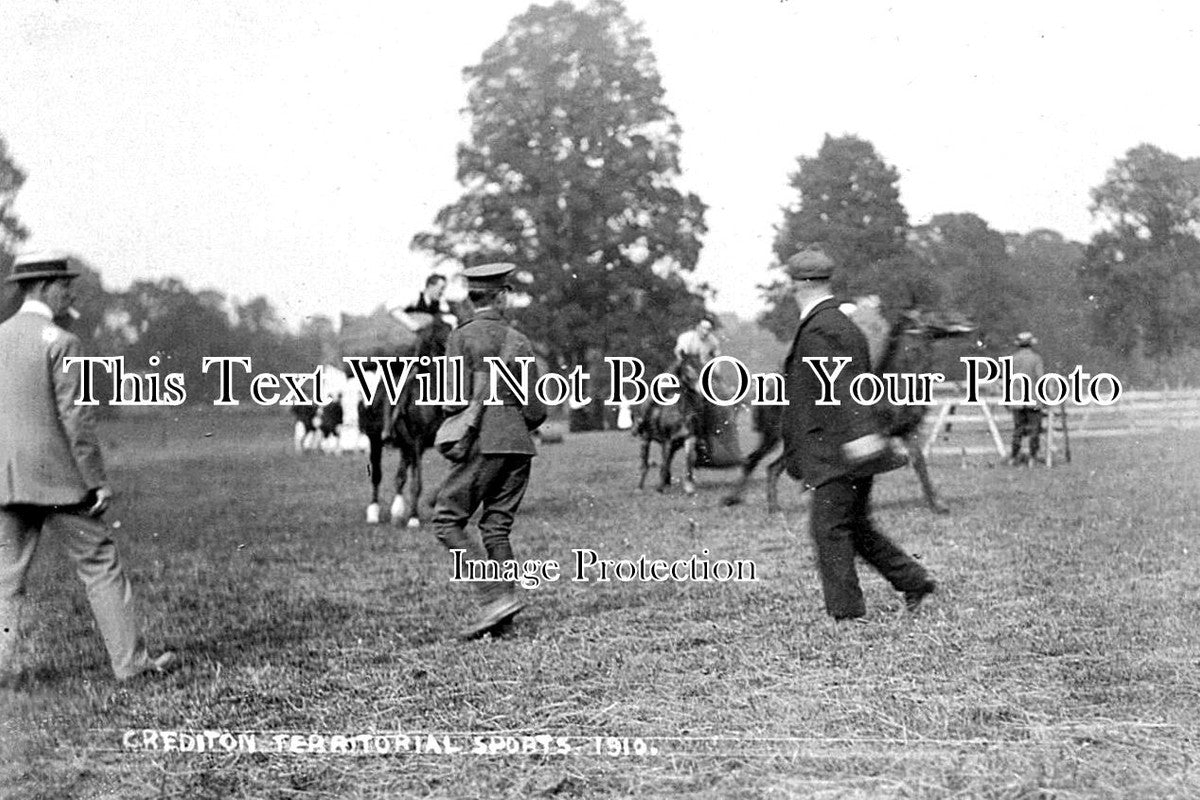 DE 4473 - Crediton Territorial Sports, Devon 1910
