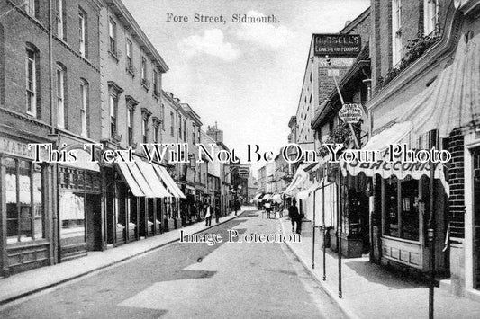 DE 467 - Fore Street, Sidmouth, Devon c1908