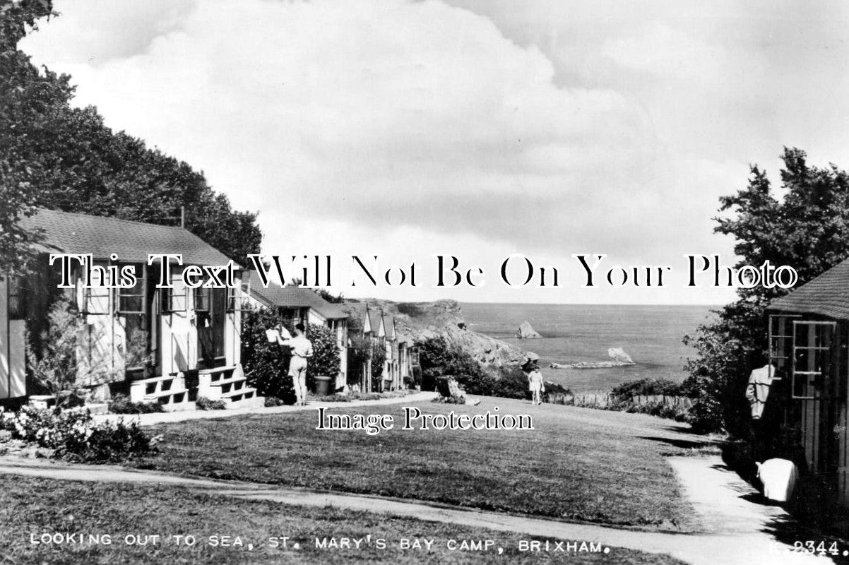 DE 486 - Looking Out To Sea, St Marys Bay Camp, Brixham, Devon