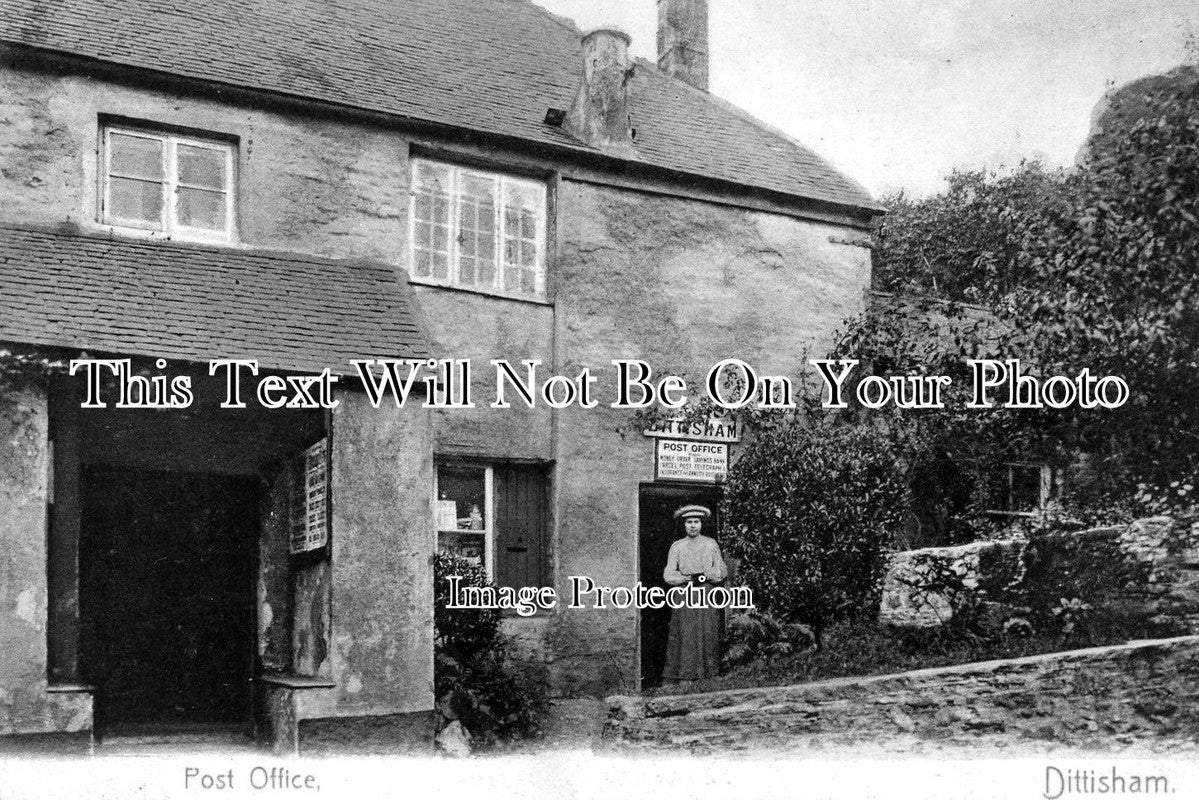 DE 506 - Post Office, Dittisham, Devon c1908