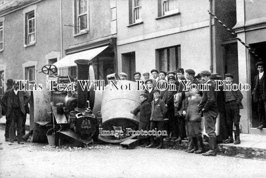 DE 540 - Steam Roller Accident, Bideford, Devon c1907
