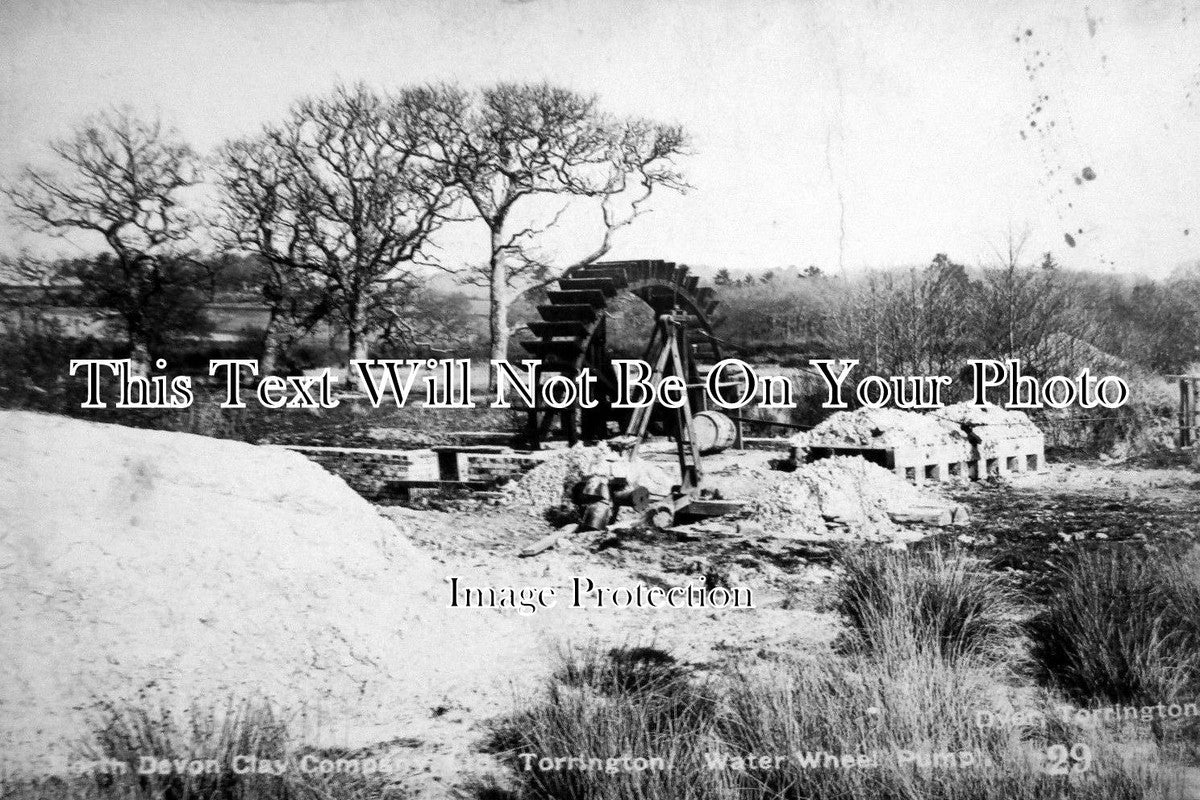 DE 572 - North Devon Clay Company Water Wheel Pump Torrington