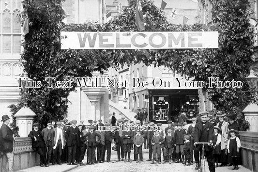 DE 600 - Visit Of The Yeomanry, Bideford, Devon c1907