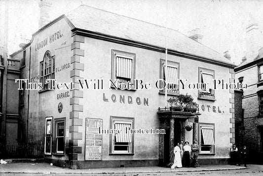 DE 623 - London Hotel, Exmouth, Devon c1910