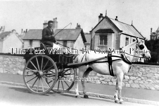 DE 634 - W Kelly Horse & Cart, Exmouth, Devon