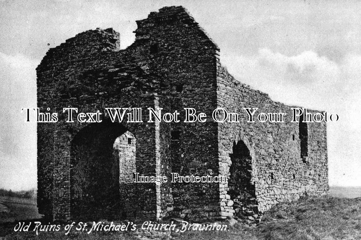 DE 715 - Old Ruins Of St. Michaels Church, Braunton, Devon
