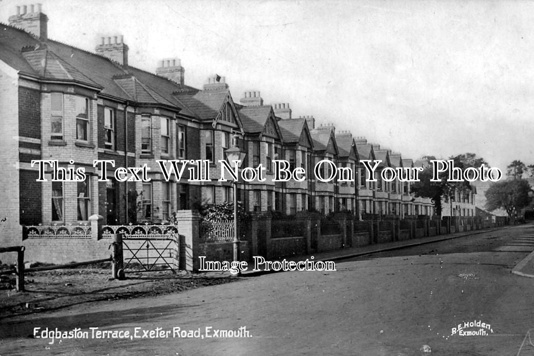 DE 736 - Edgbastion Terrace, Exeter Road, Exmouth, Devon c1927