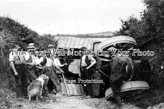 DE 751 - Traction Engine Accident, Witheridge, Devon