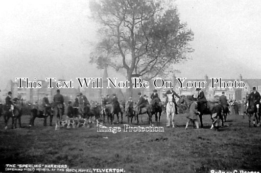DE 770 - The Sperling Harriers, Opening Meet, Rock Hotel, Yelverton, Devon 1912
