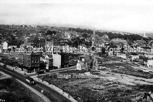 DE 86 - Plymouth Centre After The Blitz, Devon c1948