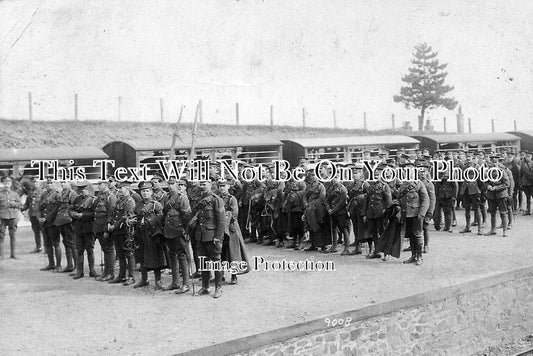 DE 984 - Soldiers At Okehampton Railway Station, Devon