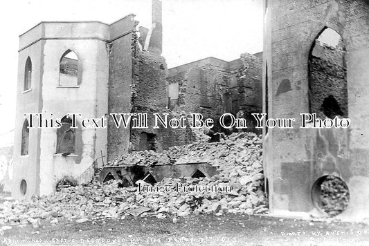 DO 1059 - Abbotsbury Castle Destroyed By Fire, Dorset 1913