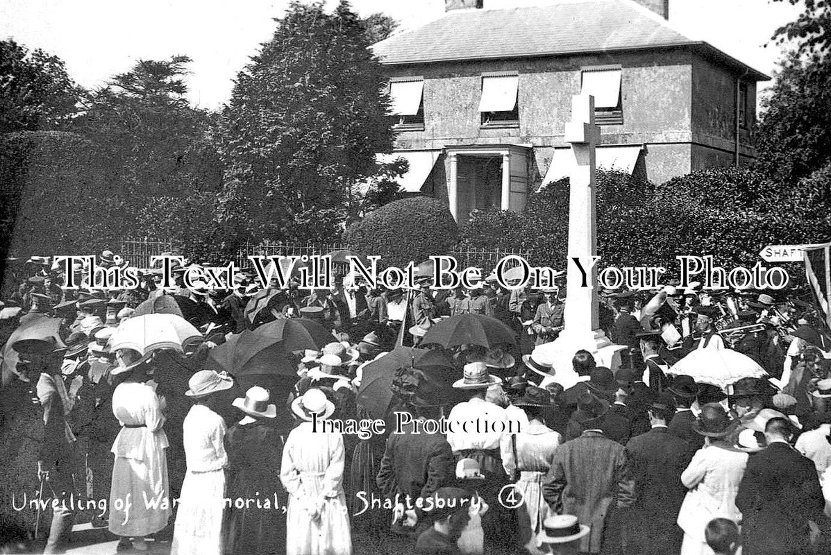 DO 1064 - Unveiling Shaftesbury War Memorial, Dorset