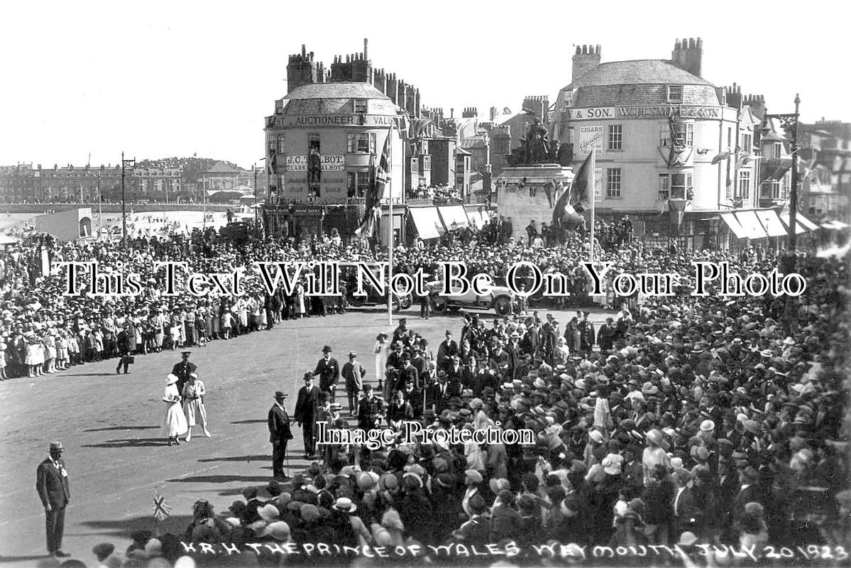 DO 1071 - Royal Visit Of Prince Of Wales, Weymouth, Dorset 1923