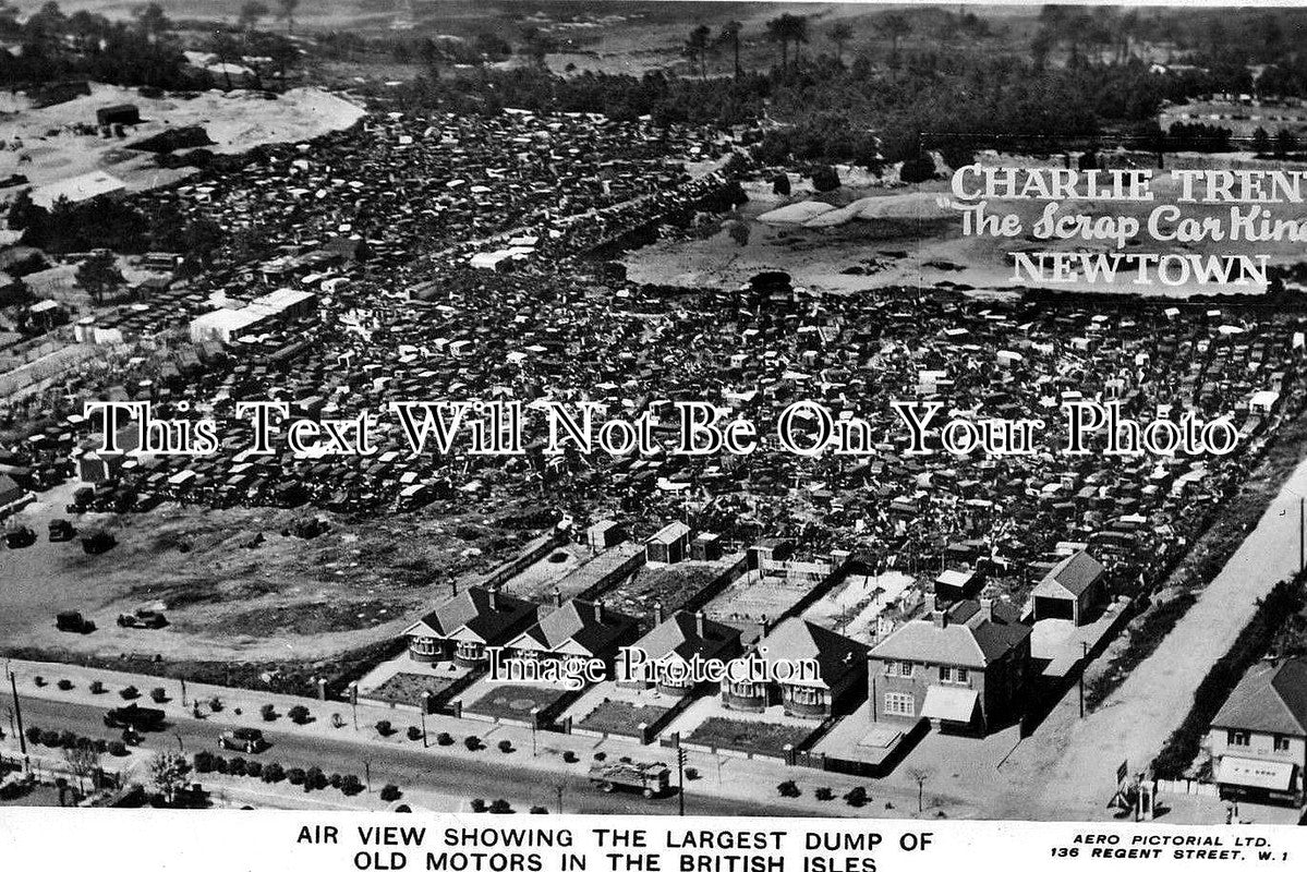 DO 108 - Charlie Trent Scrap Car King, Parkstone, Dorset 1930s