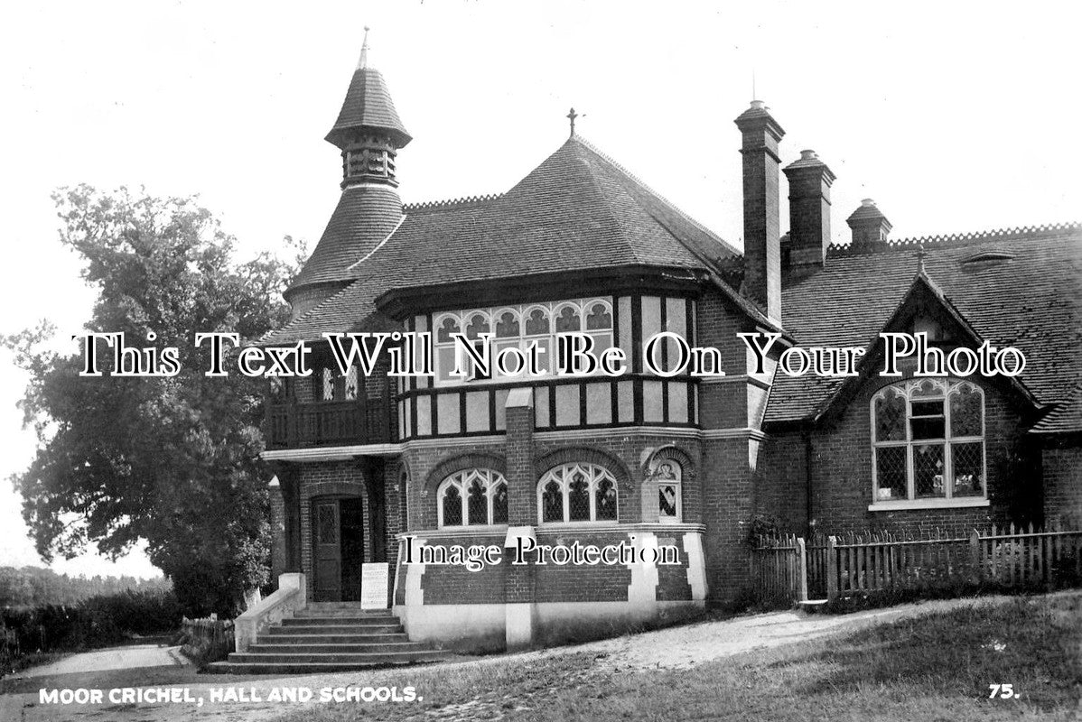 DO 1225 - Hall & Schools, Moor Crichel, Dorset c1920