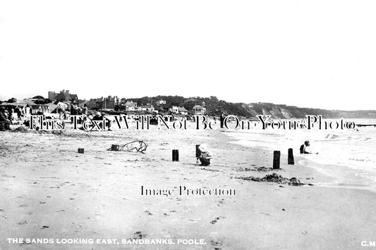 DO 1280 - Sands Looking East, Sandbanks, Poole, Dorset