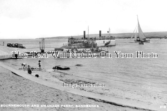 DO 1403 - Bournemouth & Swanage Steam Ferry, Sandbanks, Dorset