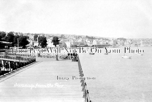 DO 1449 - Swanage From The Pier, Dorset c1907