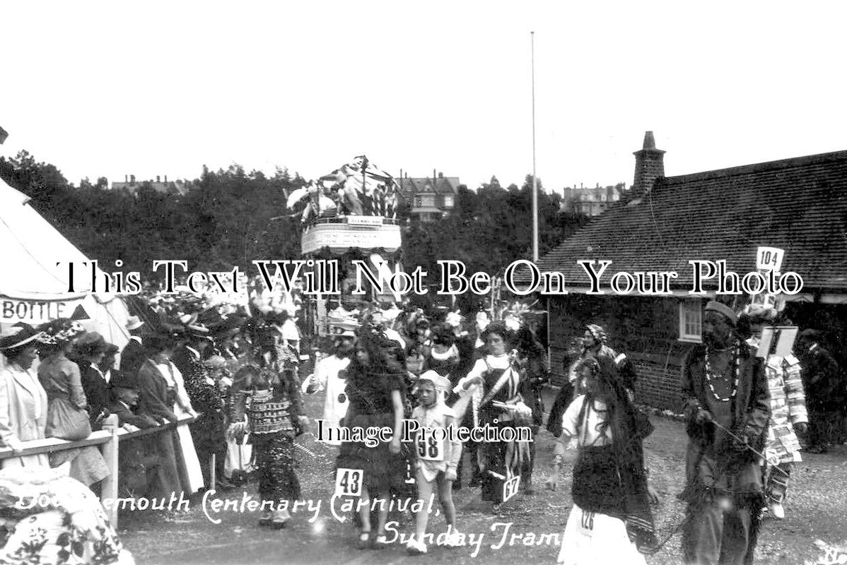 DO 1465 - Sunday Tram, Bournemouth Centenary Fete, Dorset 1910