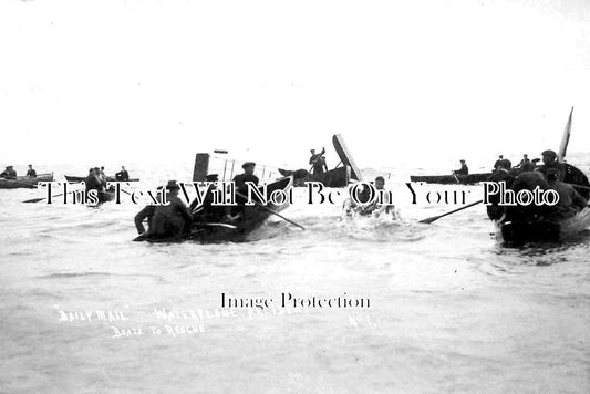 DO 1492 - Daily Mail Waterplane Accident, Bournemouth, Dorset c1912