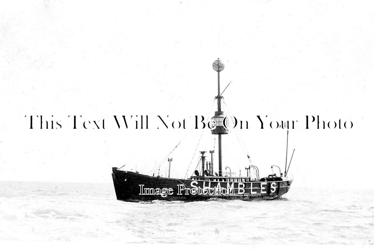 DO 1574 - Shambles Lightship, Weymouth, Dorset c1908