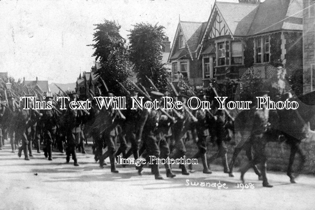 DO 159 - Troops Marching, Swanage, Dorset