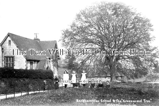 DO 1595 - Bockhampton School & The Greenwood Tree, Dorset