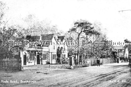 DO 1666 - Poole Road, Branksome, Dorset c1906