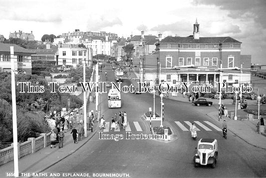 DO 1706 - Baths & Esplanade, Bournemouth, Dorset