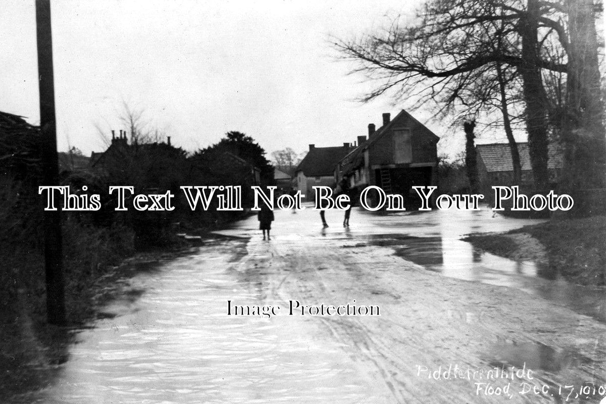 DO 172 - Piddletrenthide Flood, Dorset 1910