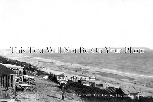 DO 1757 - From The Tea House, Highcliffe On Sea, Dorset