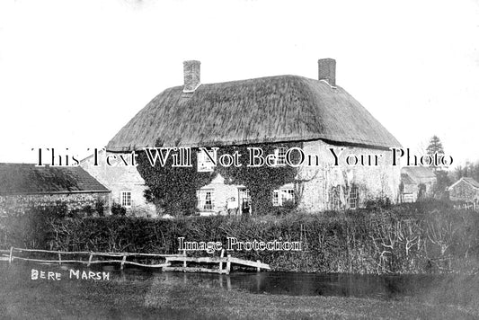 DO 1777 - Bere Marsh Floods & House, Blandford, Dorset c1906