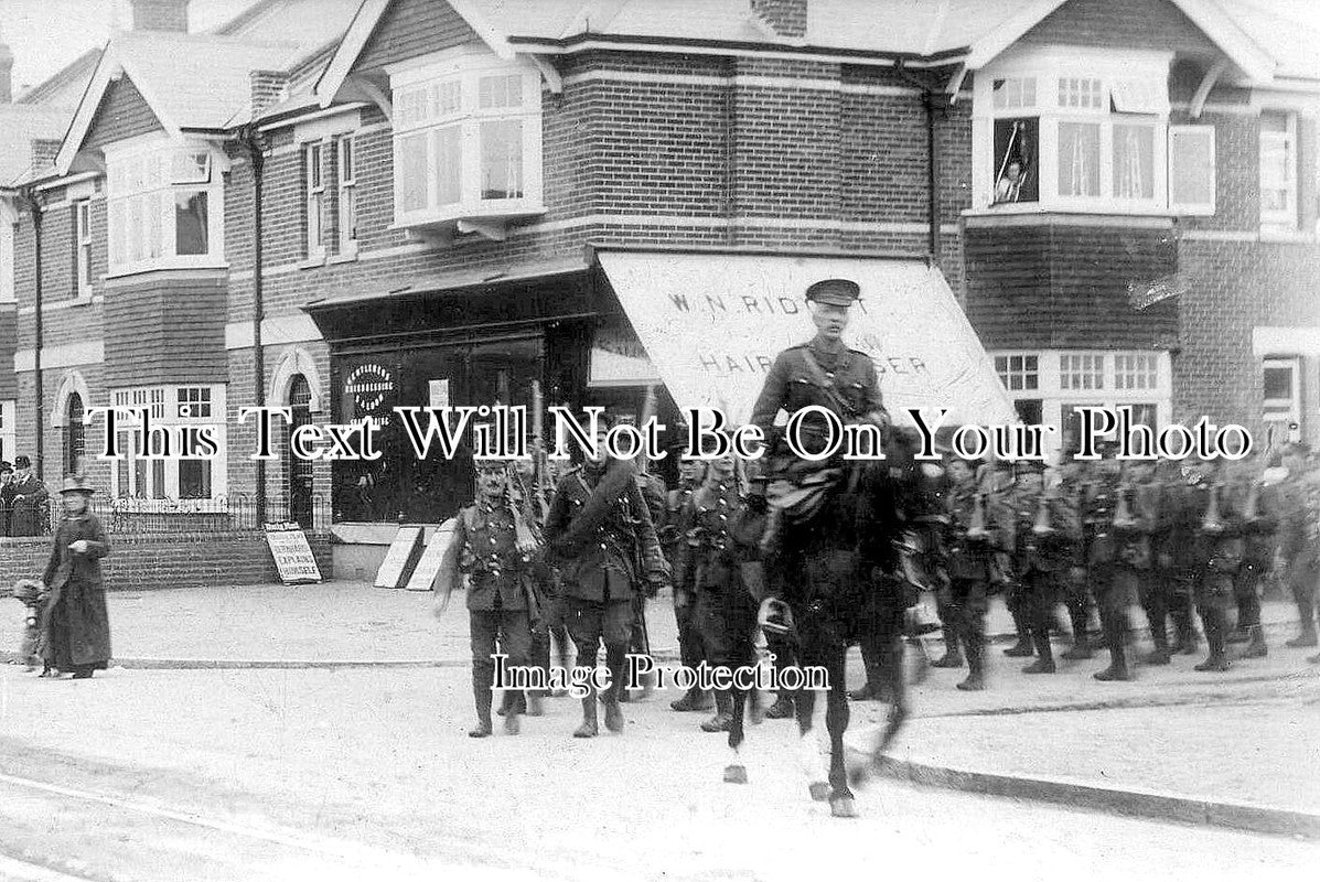 DO 1786 - Alma Road Royal Welsh Fusiliers, Moordown, Bournemouth, Dorset 1915