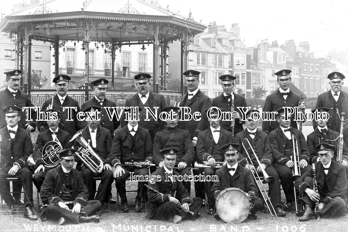 DO 1800 - Weymouth Municipal Brass Band, Dorset 1906