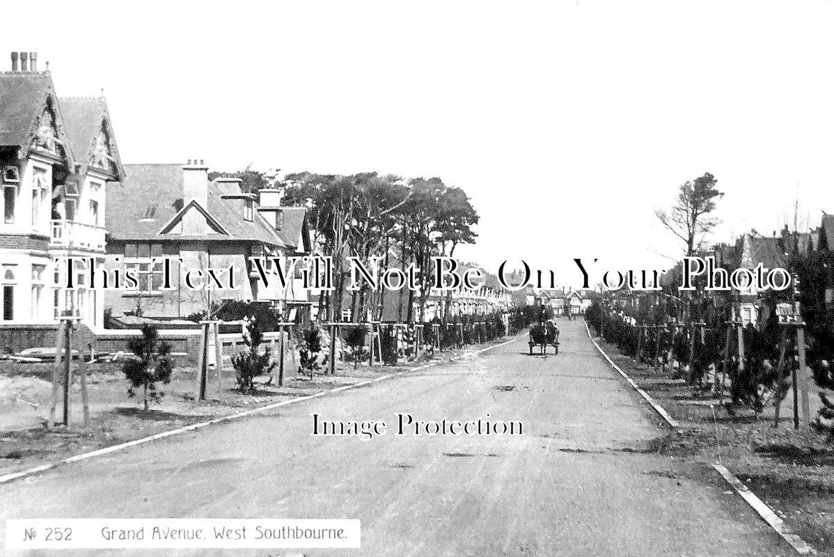 DO 1862 - Grand Avenue, West Southbourne, Dorset c1905