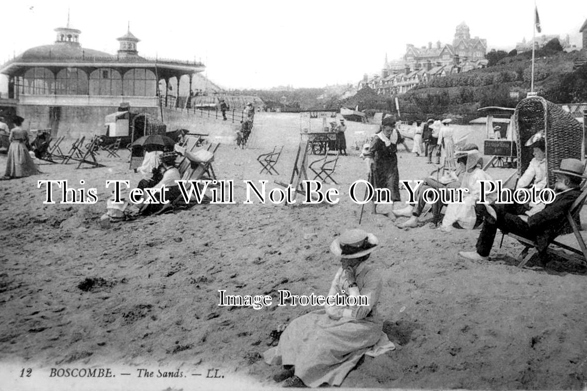 DO 1864 - The Sands, Boscombe, Dorset c1909