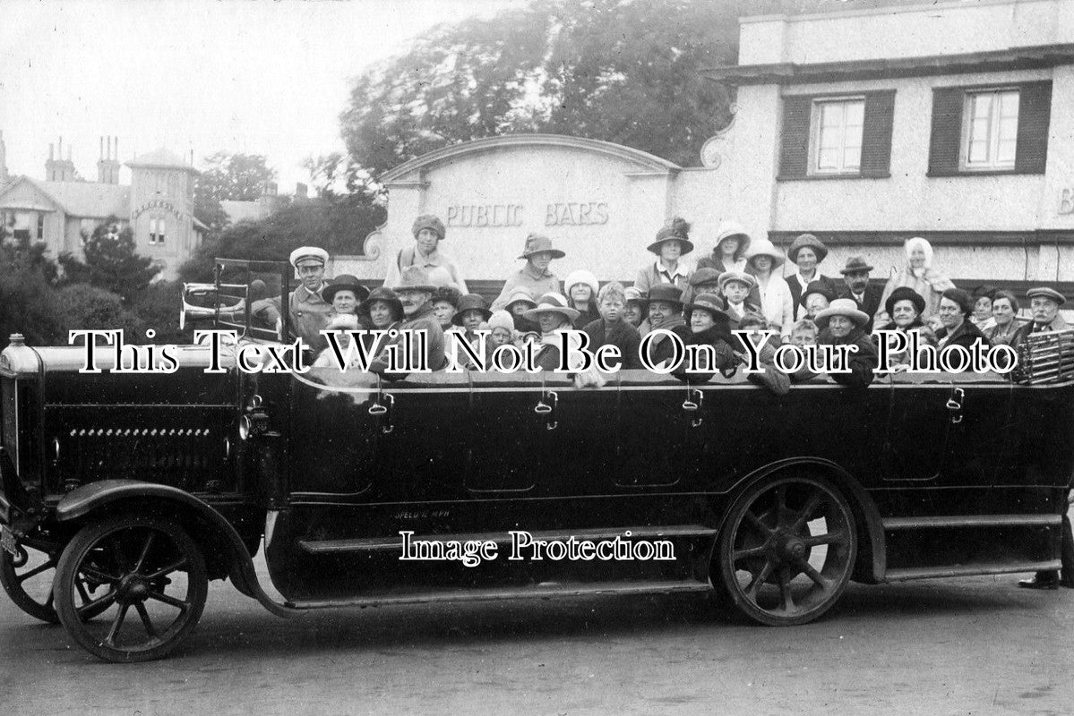 DO 190 - Charabanc Trip From Netley To Bournemouth, Dorset 1925