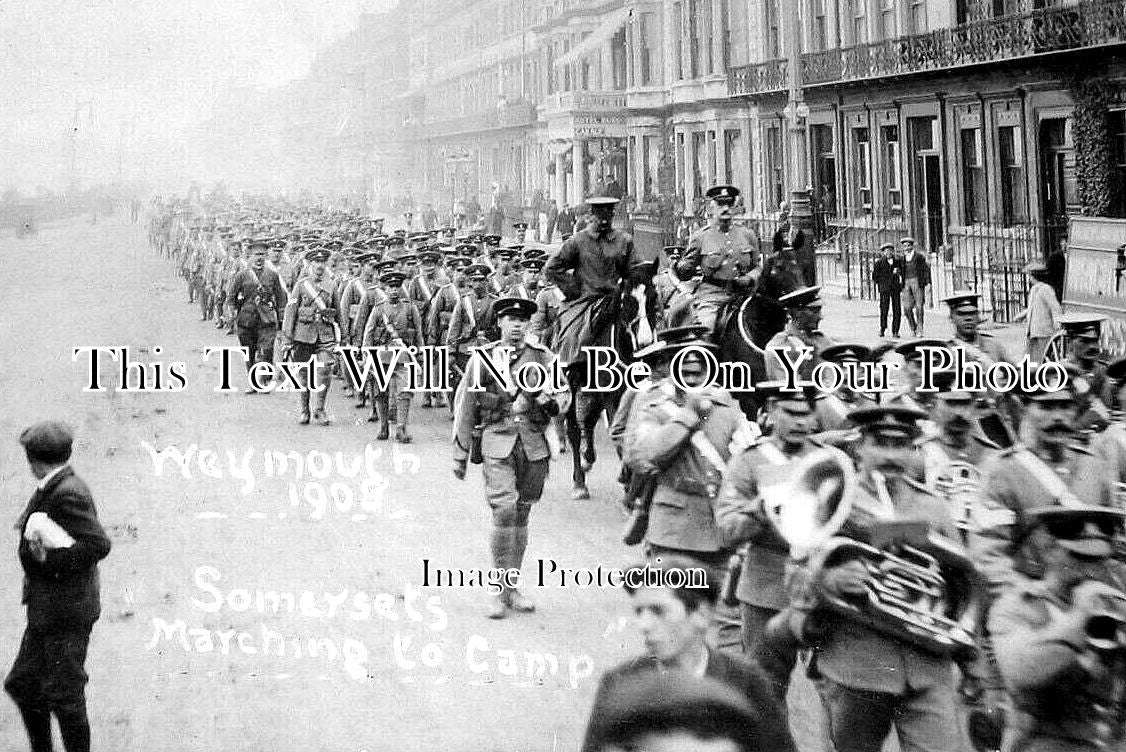 DO 1904 - Somerset Regiment, Weymouth, Dorset