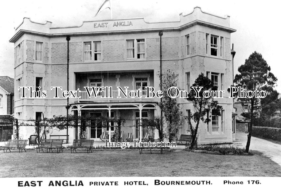 DO 1971 - East Anglia Private Hotel, Bournemouth, Dorset c1932