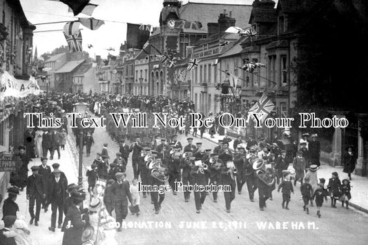 DO 2010 - Wareham Coronation Band Procession, Dorset 1911