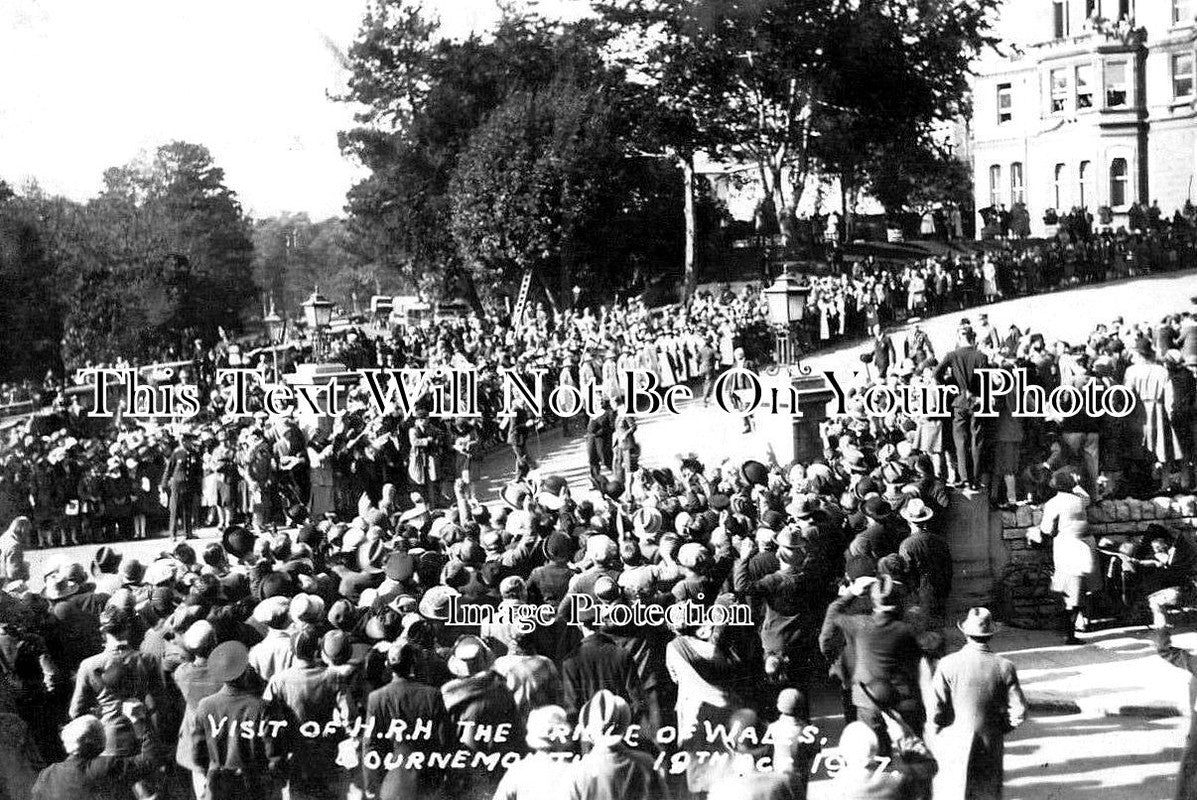 DO 2034 - Visit Of HRH The Prince Of Wales, Bournemouth, Dorset 1927