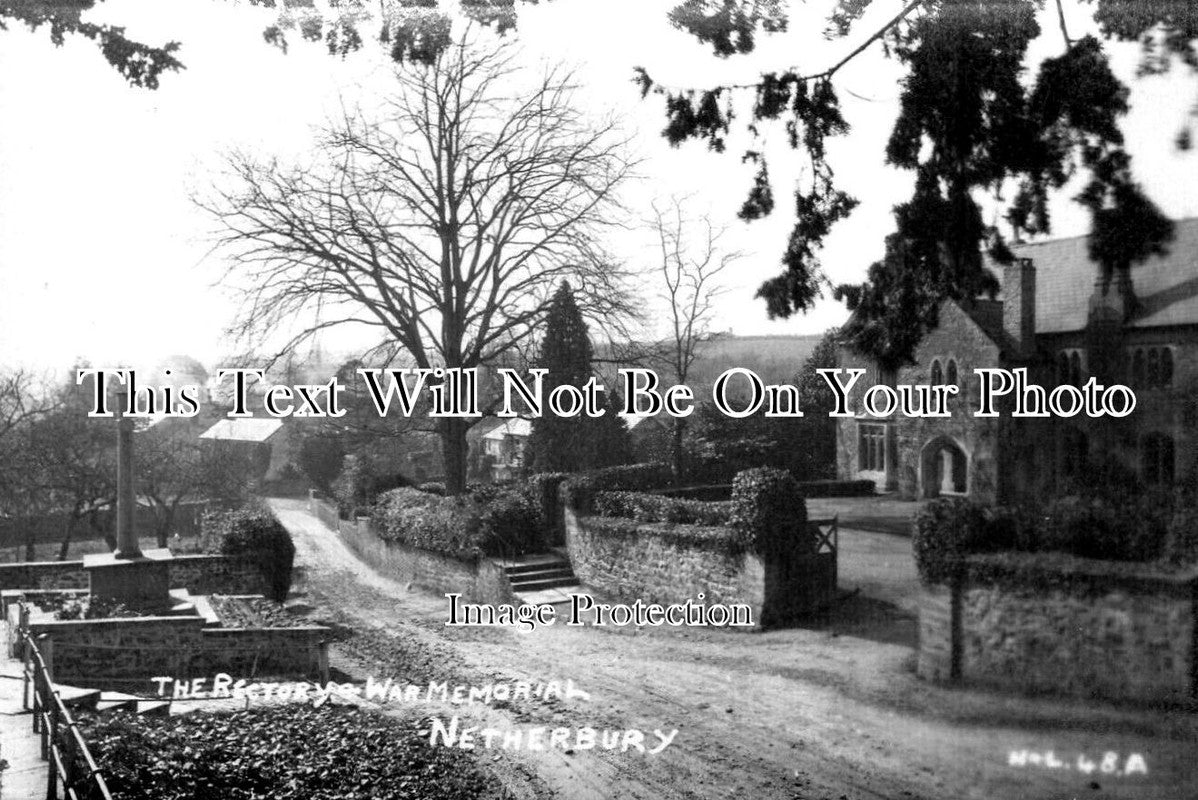 DO 2061 - The Rectory & War Memorial, Netherbury, Dorset