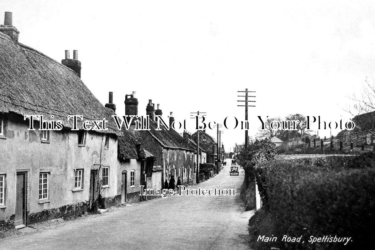 DO 2074 - Main Road, Spettisbury, Dorset c1945