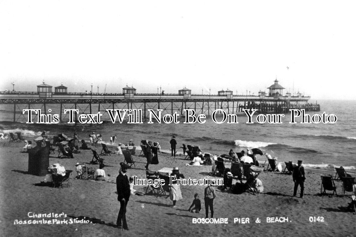 DO 2120 - Boscombe Pier & Beach, Bournemouth, Dorset