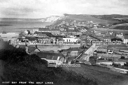 DO 2122 - West Bay From The Golf Links, Dorset c1935