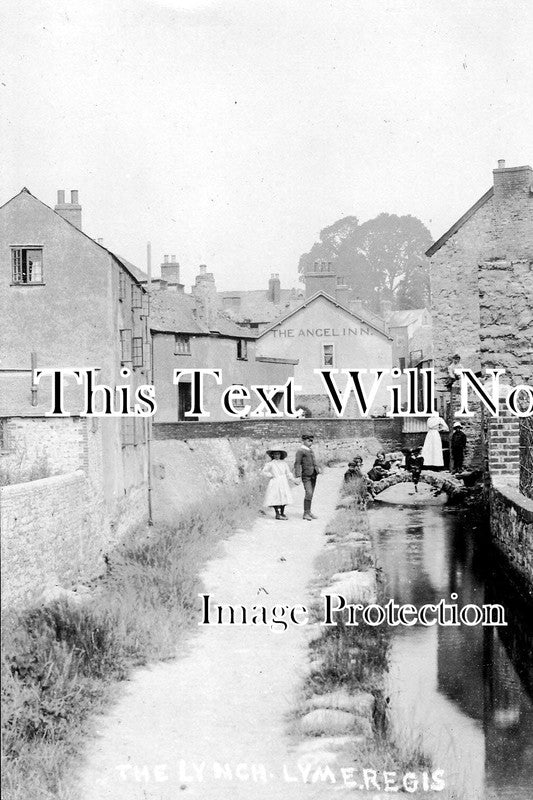 DO 214 - The Lynch & Angel Inn, Lyme Regis, Dorset c1905