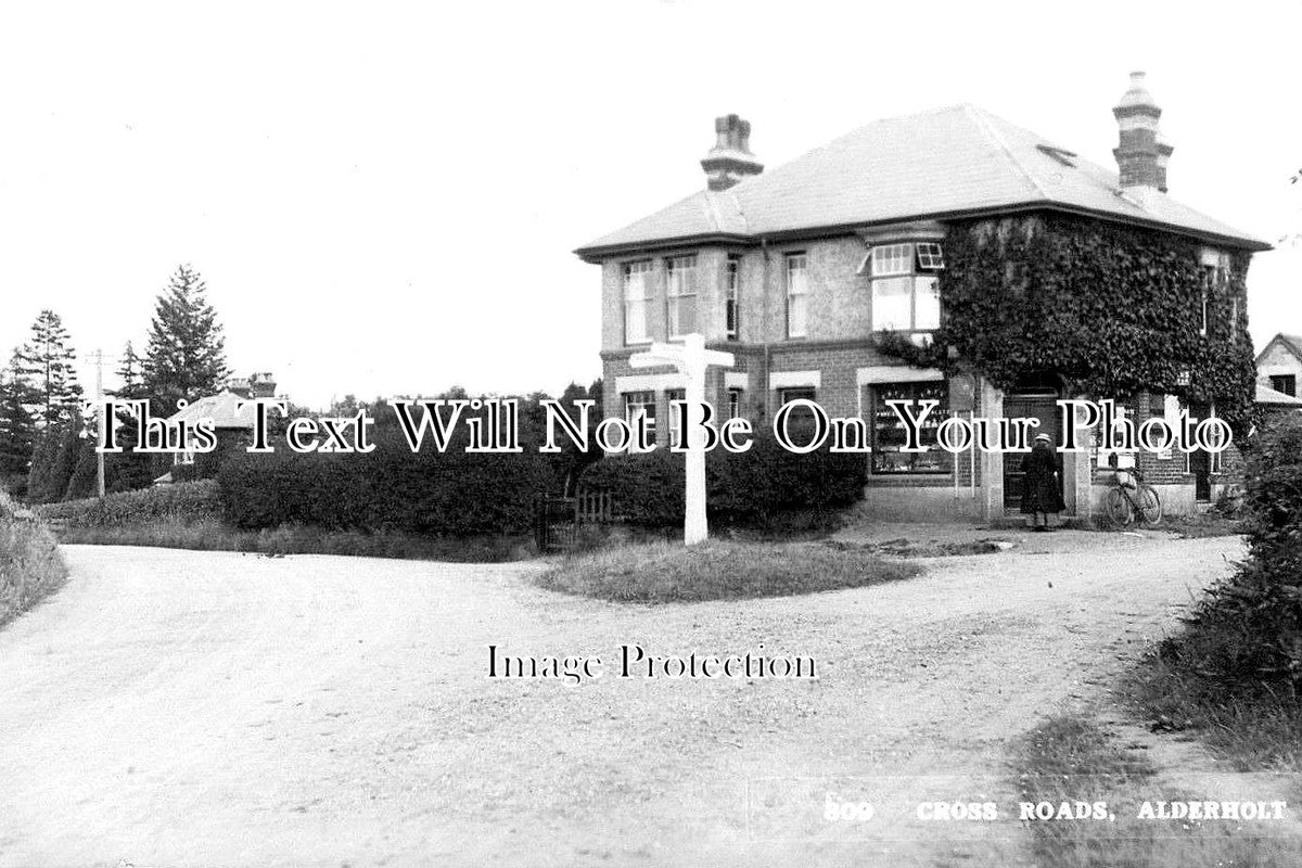 DO 2150 - The Cross Roads & Shop, Alderholt, Dorset c1925